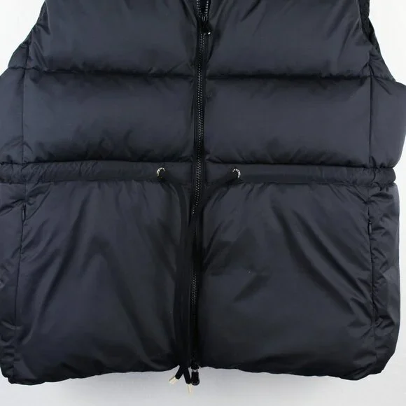NWT Save The Duck Ren Puffer Vest, Black, 6/XL– Eco-Friendly, Drawstring Waist